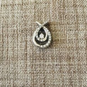 10K Love’s Embrace Diamond Pendant 1/2ct